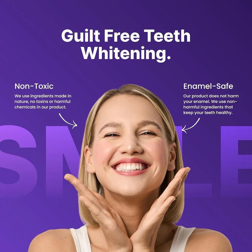 Dr Dent Purple Teeth Whitening Strips - Image 4